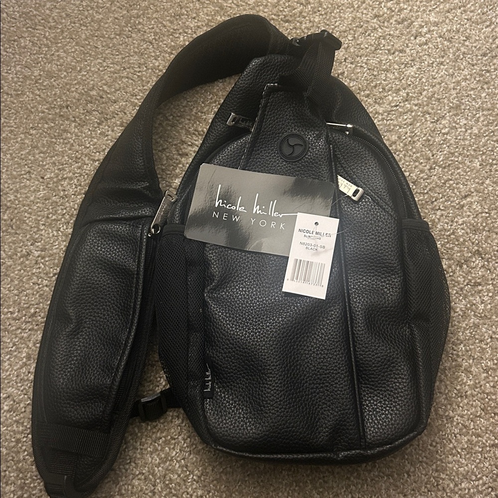 Nicole Miller Charcoal Sling Bag